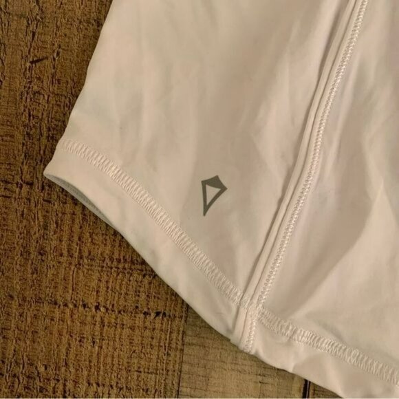 Ivivva girls white and blue tank with cross back detail - 14 - Picture 4 of 6